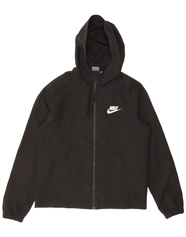 Nike Veste de survêtement à capuche pour homme Noir moyen Polyester