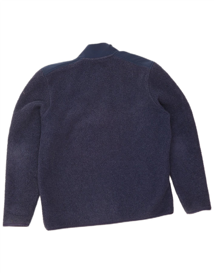 Under Armour Pull polaire à col boutonné pour homme Taille L Bleu marine Polyester