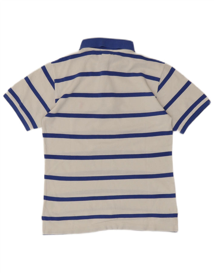 POLO RALPH LAUREN Polo Garçon 8-9 ans Petit Coton Rayé Blanc