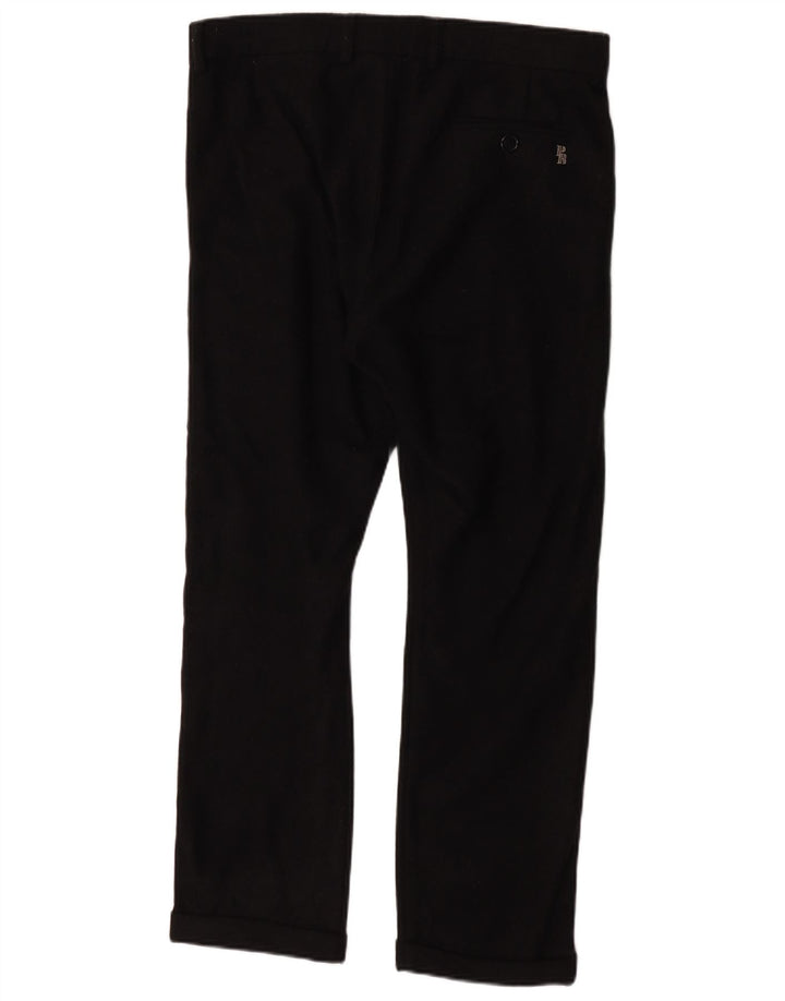 Pierre Balmain Pantalon De Costume Droit Homme W32 L27 Noir Classique