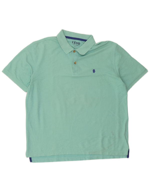 Izod Polo Homme Grand Coton Turquoise