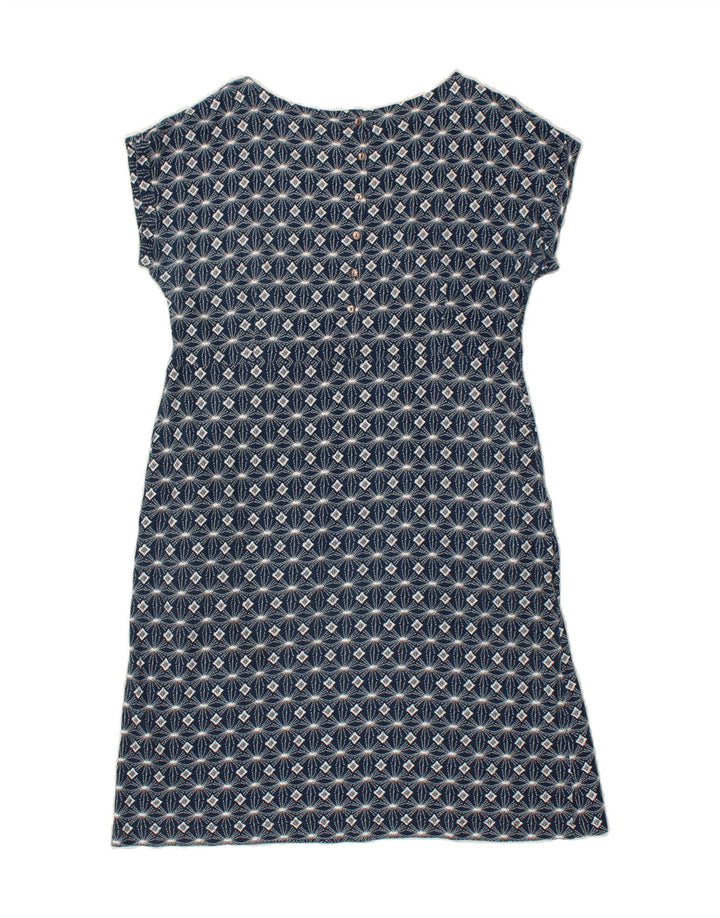 WEIRD FISH Womens Basic Dress UK 16 Large Navy Blue Floral Vintage Weird Fish and Second-Hand Weird Fish from Messina Hembry 