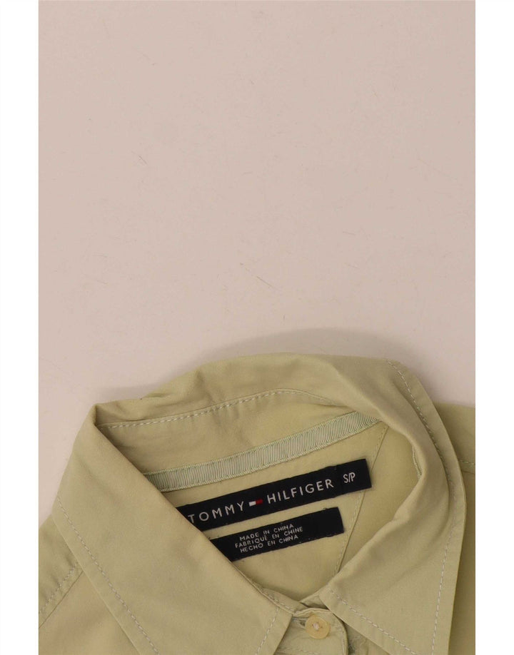 Tommy Hilfiger Chemise Femme UK 10 Small Jaune
