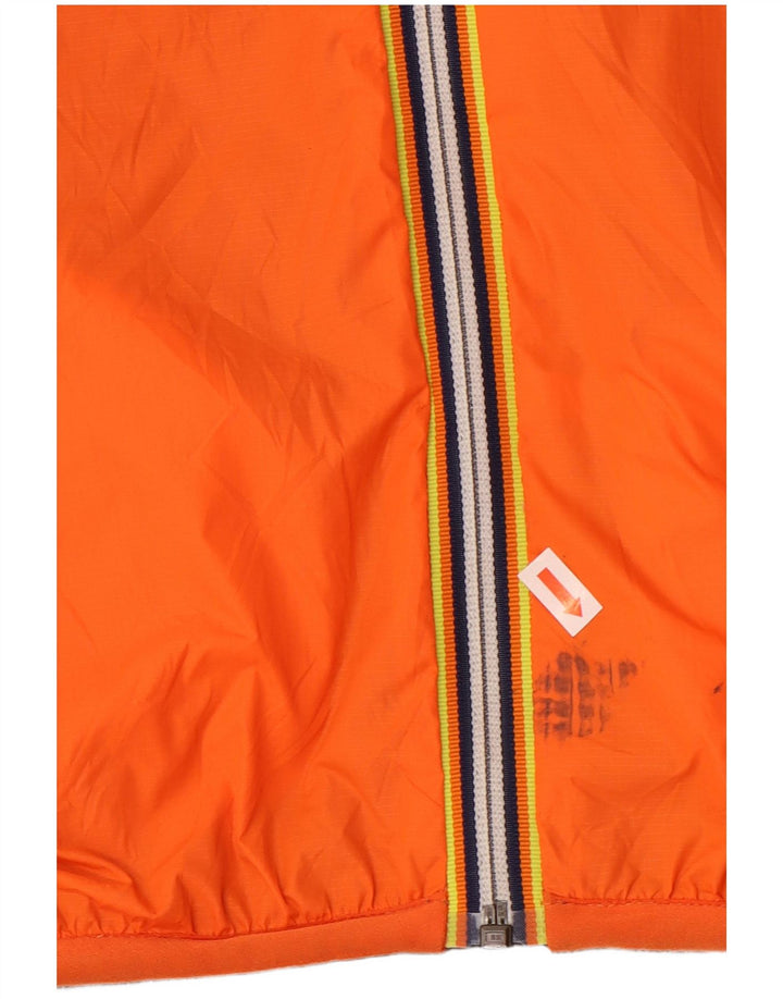 K-WAY Veste réversible à capuche pour homme UK 36 Small Gris Polyamide