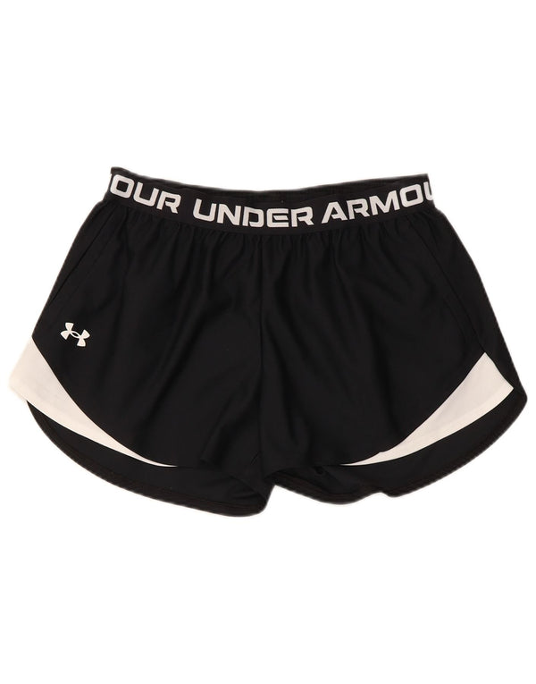 Under Armour Short de Sport Graphique Femme UK 12 Medium Noir Sports