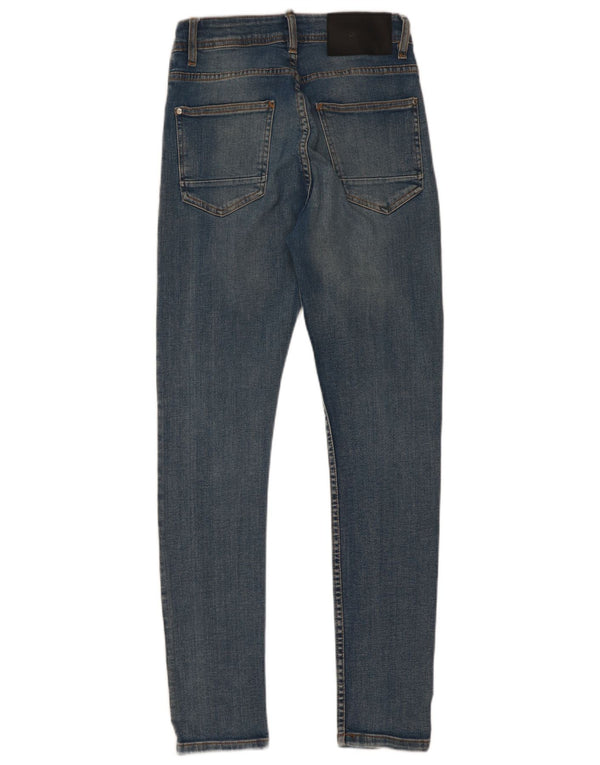 Zara Jean skinny pour homme EU 36 XS W29 L30 Bleu Coton