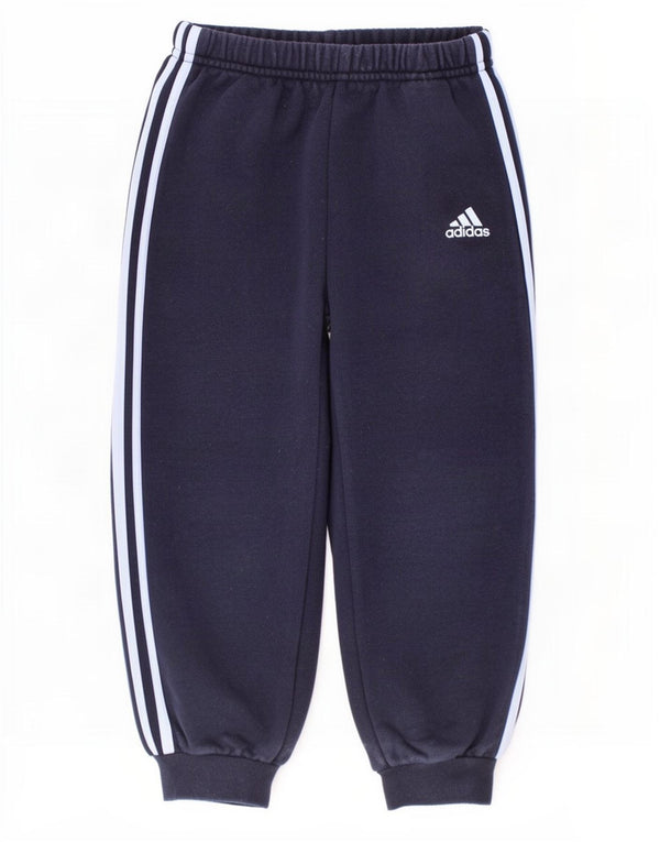 Adidas Pantalon de Survêtement Garçon Joggers 3-4 ans Bleu Marine Coton