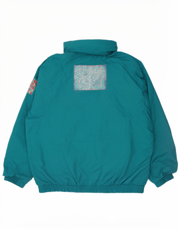 Sergio Tacchini Veste de ski rembourrée pour homme UK 42 XL Vert Polyester