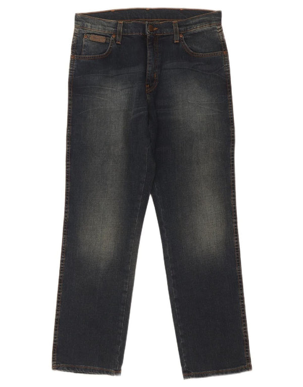 Wrangler Jean Droit Texas Stretch Homme W32 L30 Bleu Marine
