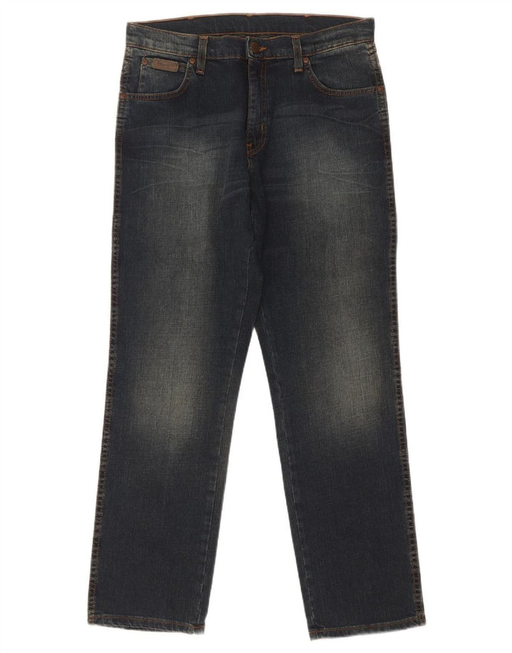 Wrangler Jean Droit Texas Stretch Homme W32 L30 Bleu Marine