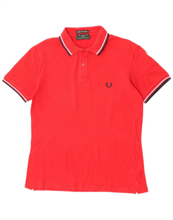 Fred Perry Polo léger et extensible pour homme, grand rouge