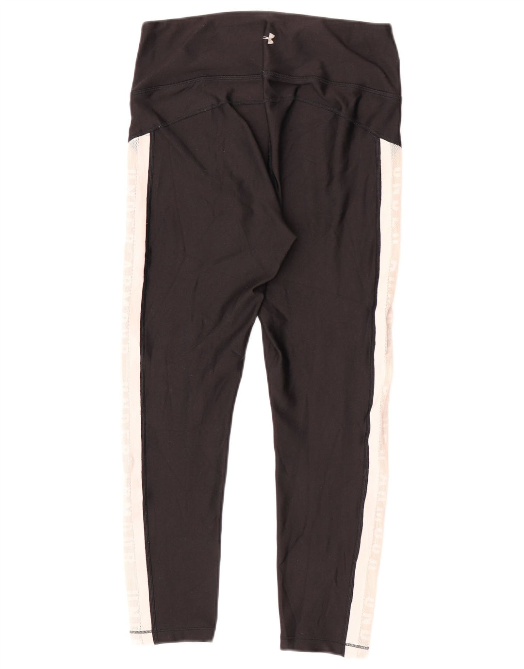 Under Armour Legging Capri Graphique Femme UK 12 Noir Moyen Colorblock