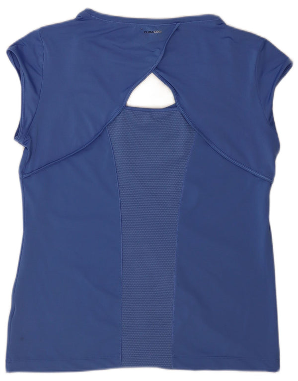 Adidas Climacool T-shirt pour femme UK 22 XL Bleu Sports