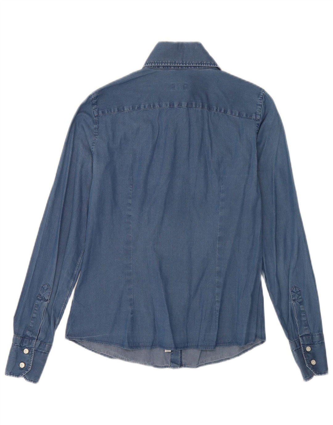 Barba Femme Chemise En Jean IT 42 Bleu Moyen Coton