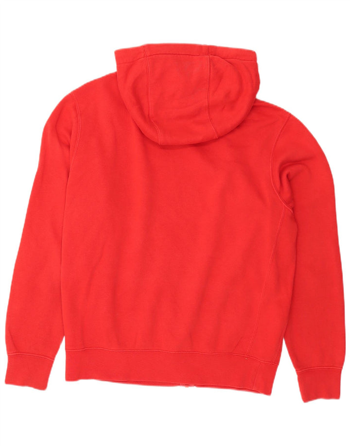 Nike Pull à capuche zippé pour homme Petit coton rouge