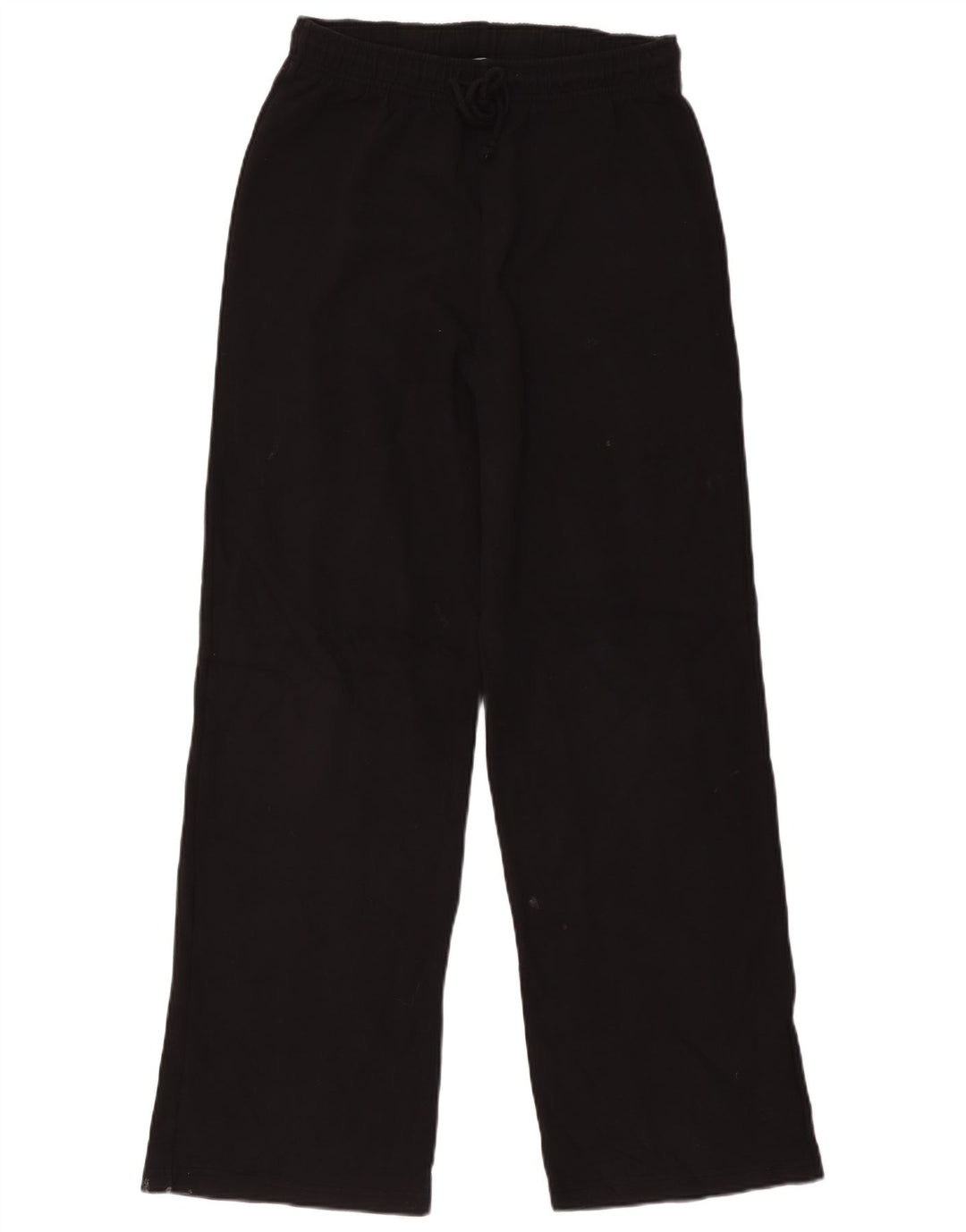 Zara Pantalon de survêtement pour femme UK 12 Coton noir moyen