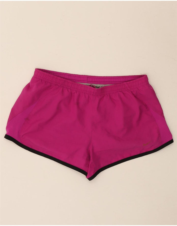 Nike Short de sport pour femme UK 12 Violet moyen Polyester