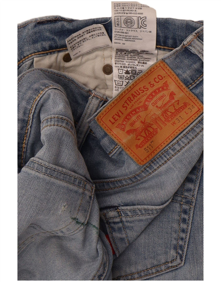 Levi's Jean Slim 511 Homme Bleu W31 L30 Coton