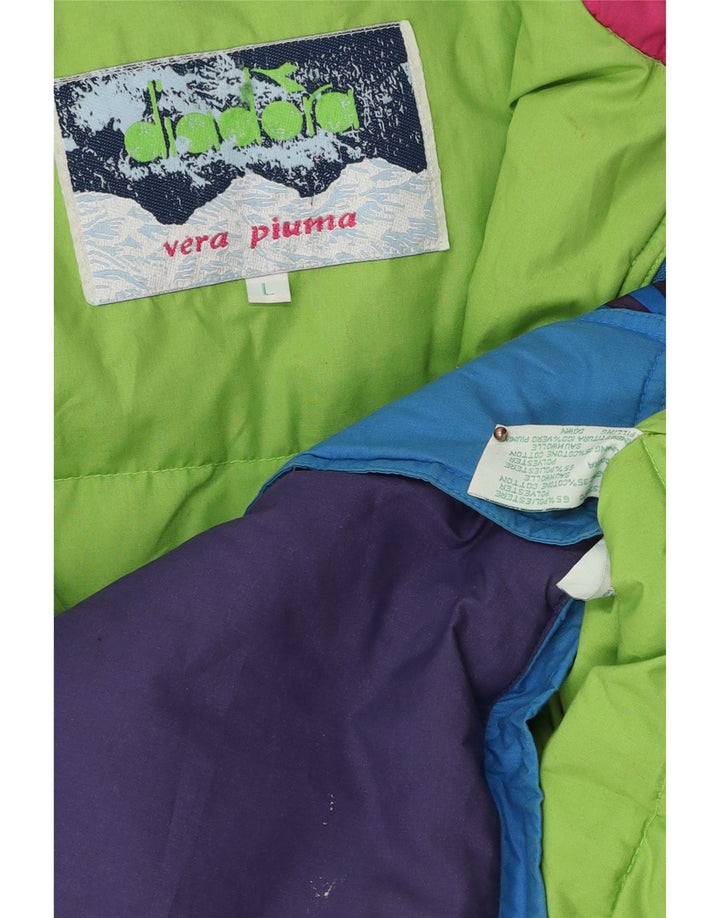 DIADORA Veste de Ski Fille 9-10 Ans Large Multicolore Colourblock