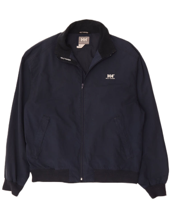 Helly Hansen Veste Bomber Homme UK 40 Large Bleu Marine Nylon