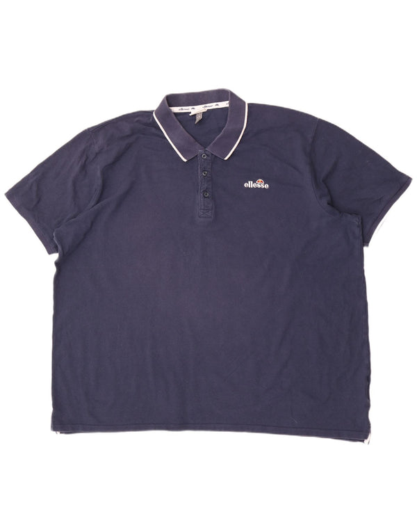 Ellesse Polo Homme 3XL Bleu Marine Coton