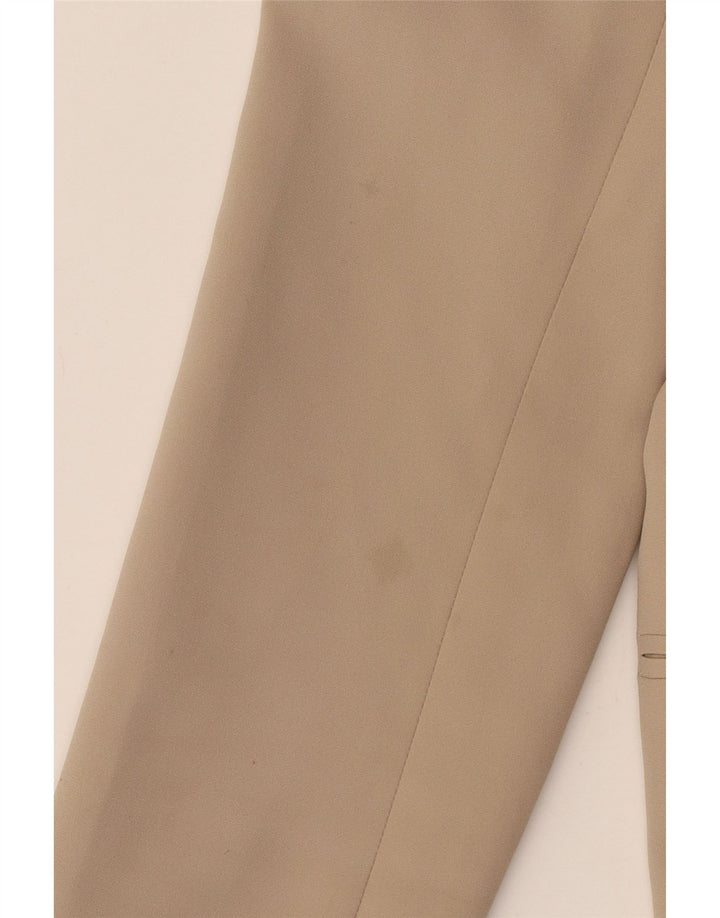Benetton Veste Blazer 1 Bouton Femme UK 12 Beige Moyen
