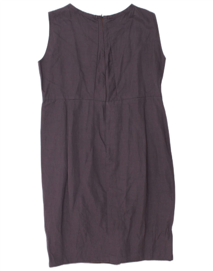 Max Mara Robe fourreau sans manches pour femme UK 12 Violet moyen