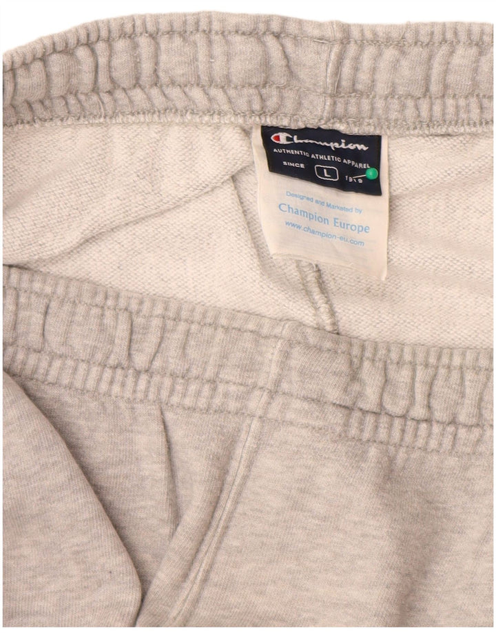 Champion Pantalon de Survêtement Homme Joggers Large Gris Coton