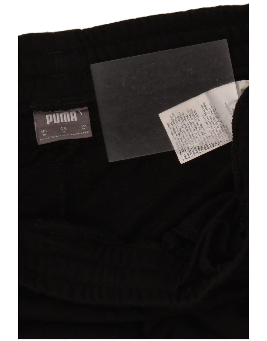 PUMA Pantalon de Survêtement Graphique Homme Noir Moyen Coton
