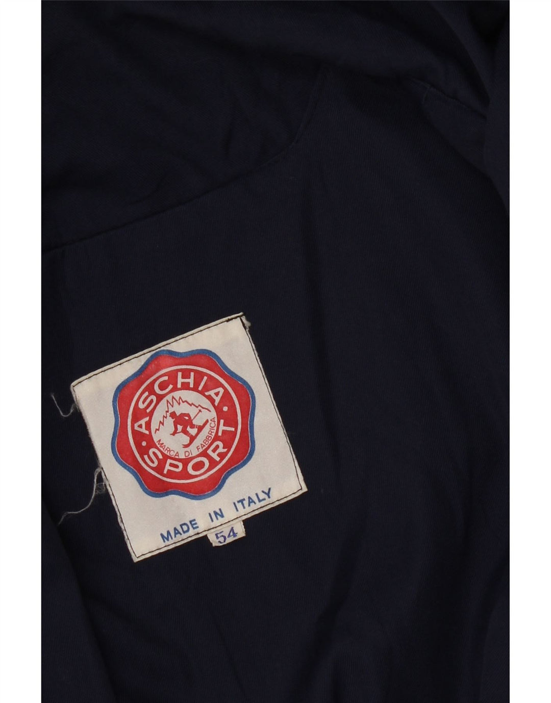 veste utilitaire à capuche vintage pour hommes IT 54 2XL Bleu Marine