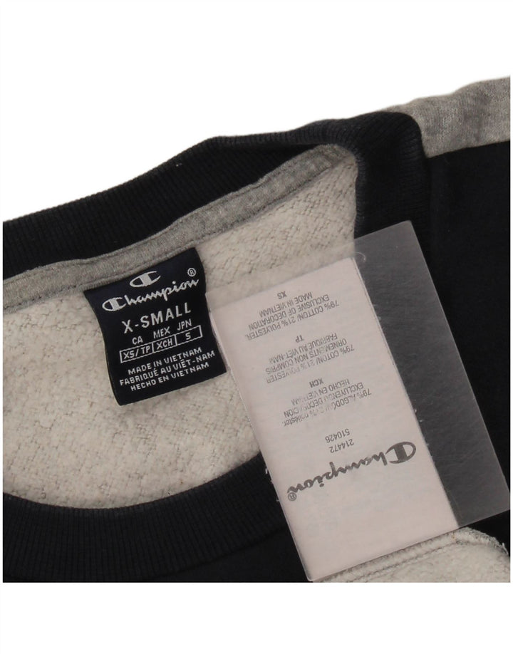 Champion Sweatshirt Jumper XS Multicolore Colourblock Coton