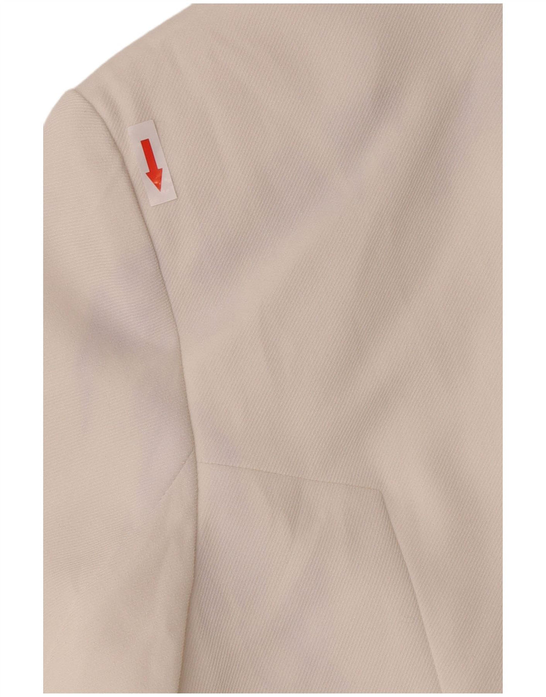 Jurgen Michaelsen Veste blazer à 3 boutons pour femme UK 10 Petit Blanc Polyester