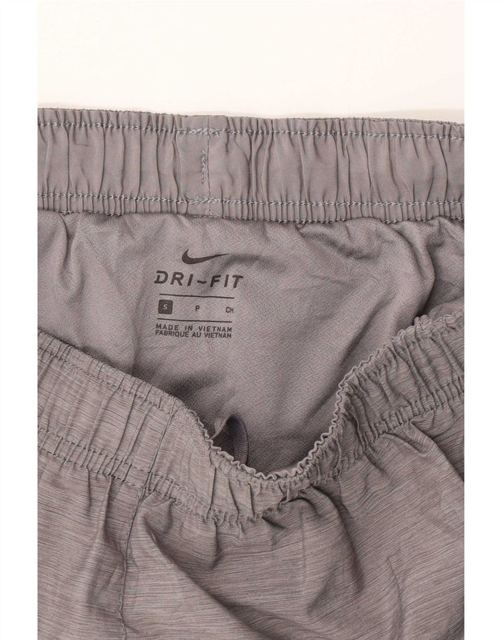 Short de sport Nike pour femme UK 8 petit polyester moucheté gris