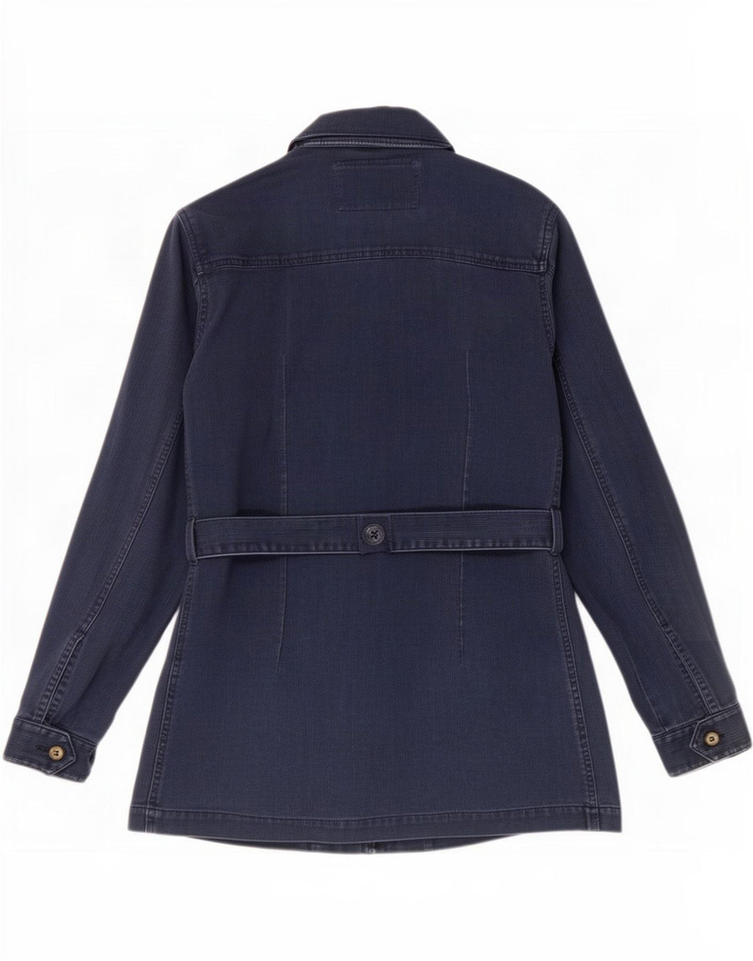 Rifle Veste militaire pour femme UK 10 Petit coton bleu marine