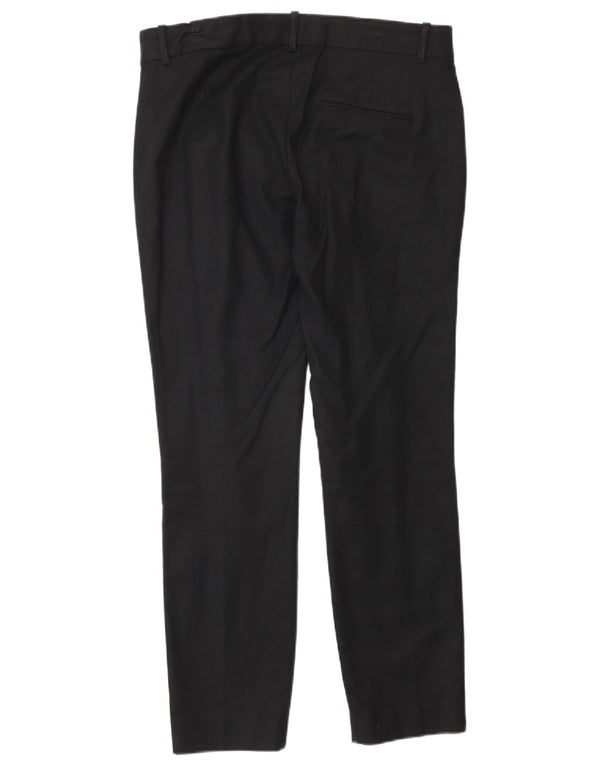 Zara Pantalon décontracté slim pour femme EU 38 Small W28 L28 Noir