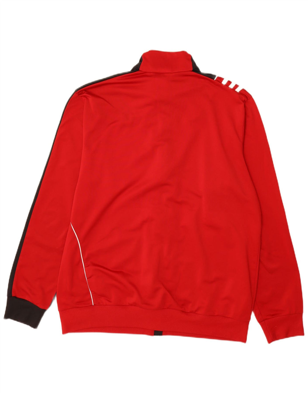 ADIDAS Veste de survêtement pour homme UK 46/48 XL Rouge Colorblock Polyester