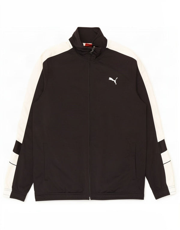 Puma Veste de Survêtement Homme Noir Medium Colourblock