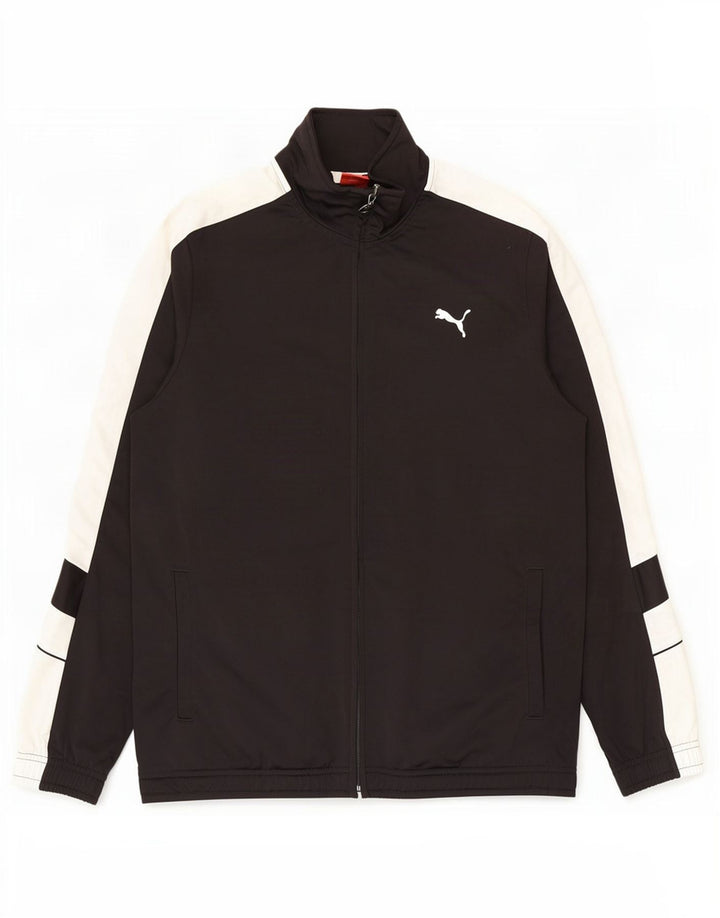 Puma Veste de Survêtement Homme Noir Medium Colourblock