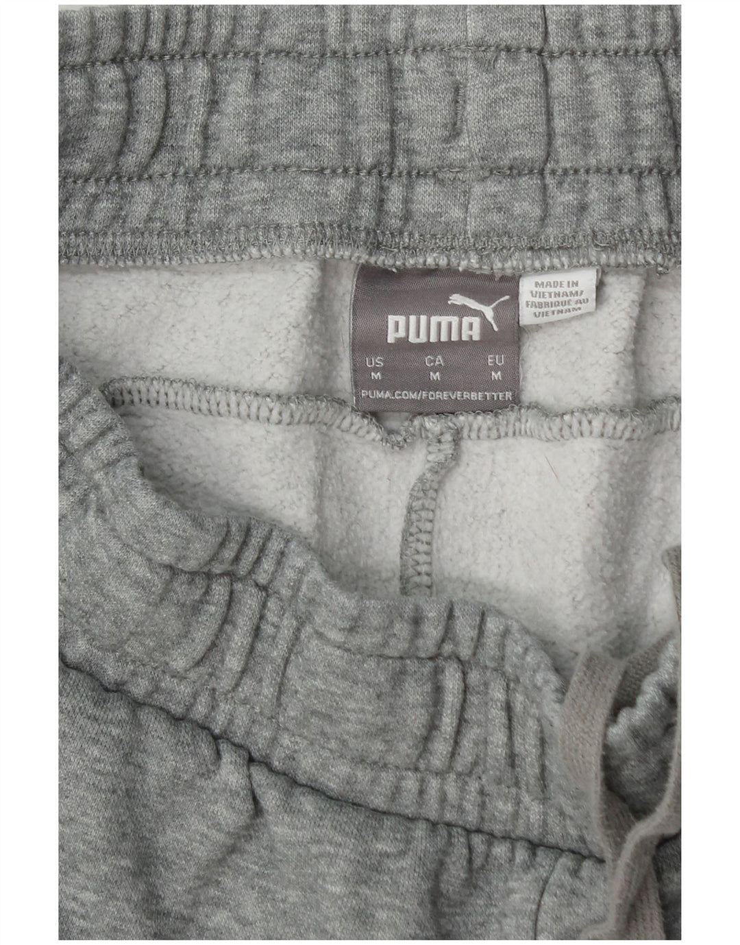 PUMA Pantalon de Survêtement Joggers Homme Gris Moyen Coton