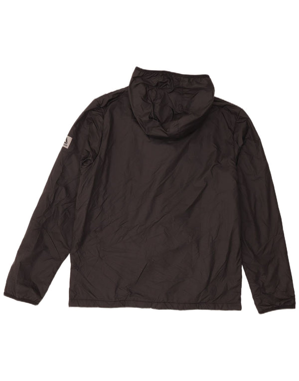 Reebok Veste de survêtement à capuche pour homme Large Noir Polyester