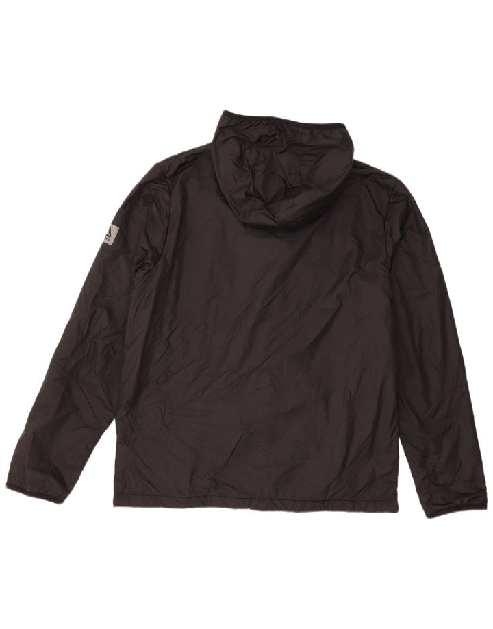 Reebok Veste de survêtement à capuche pour homme Large Noir Polyester