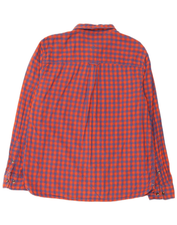 Chemise Homme Fat Face XL Coton Vichy Rouge