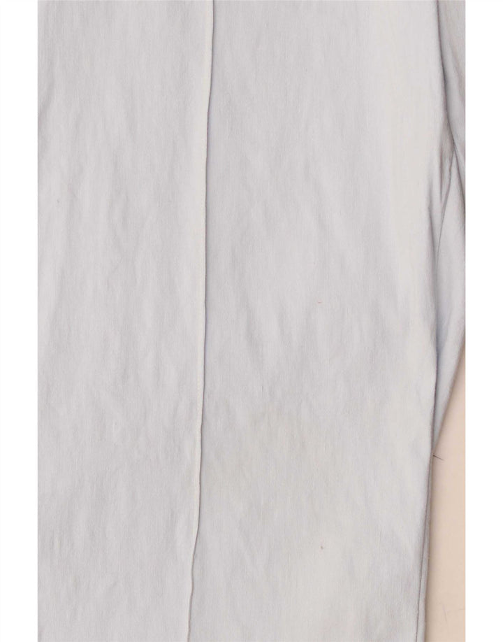 Zara Pantalon Capri Femme Petit W26 L17 Bleu