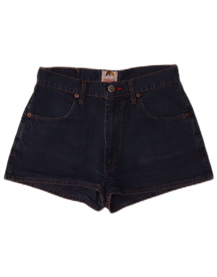 Fiorucci Short en jean femme W26 petit coton bleu marine