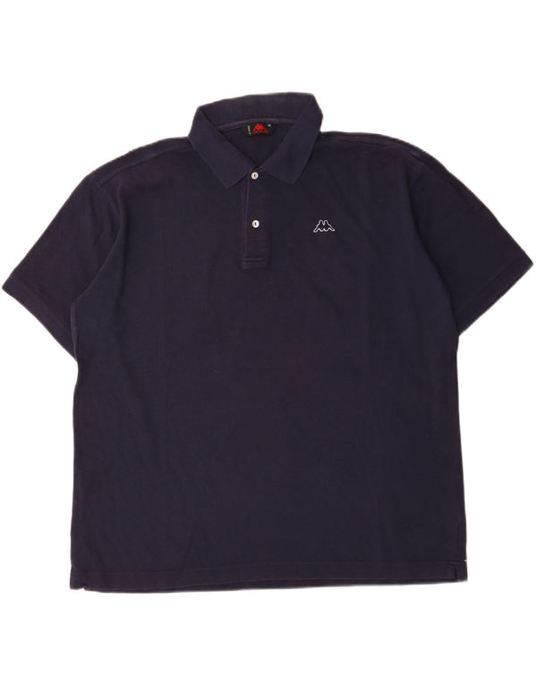 Kappa Polo Homme XL Bleu Marine Coton