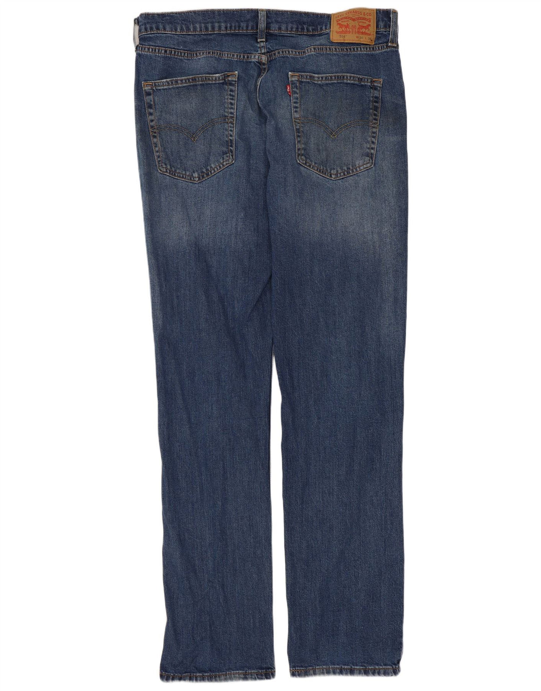 LEVI'S Jean Droit 514 Homme W36 L34 Bleu Coton