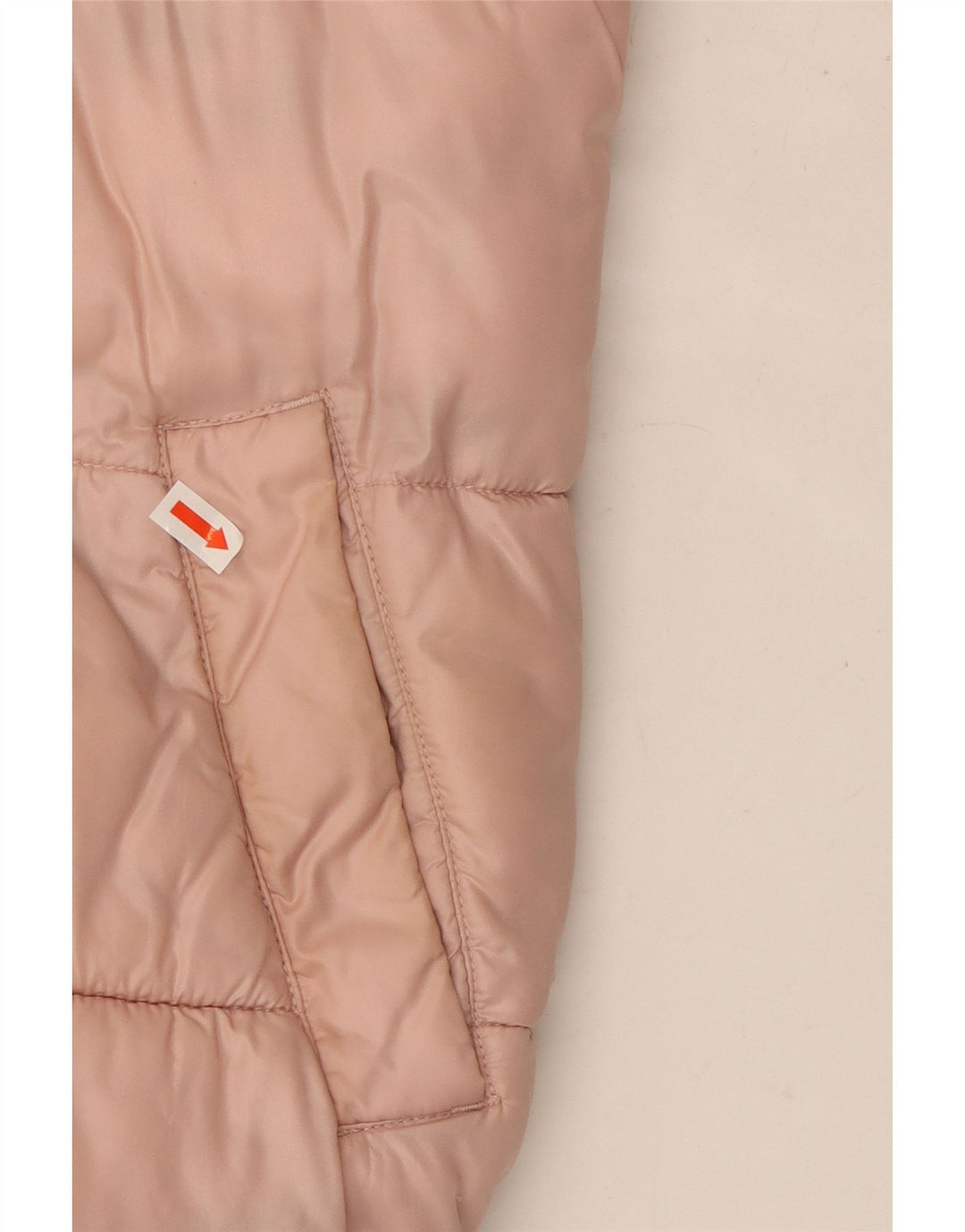 Superdry Veste matelassée à capuche pour femme UK 12 Nylon rose moyen