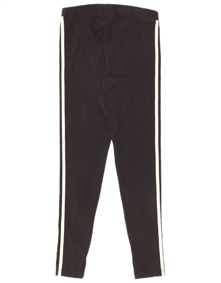 Adidas Leggings Femme UK 10 Petit Coton Noir
