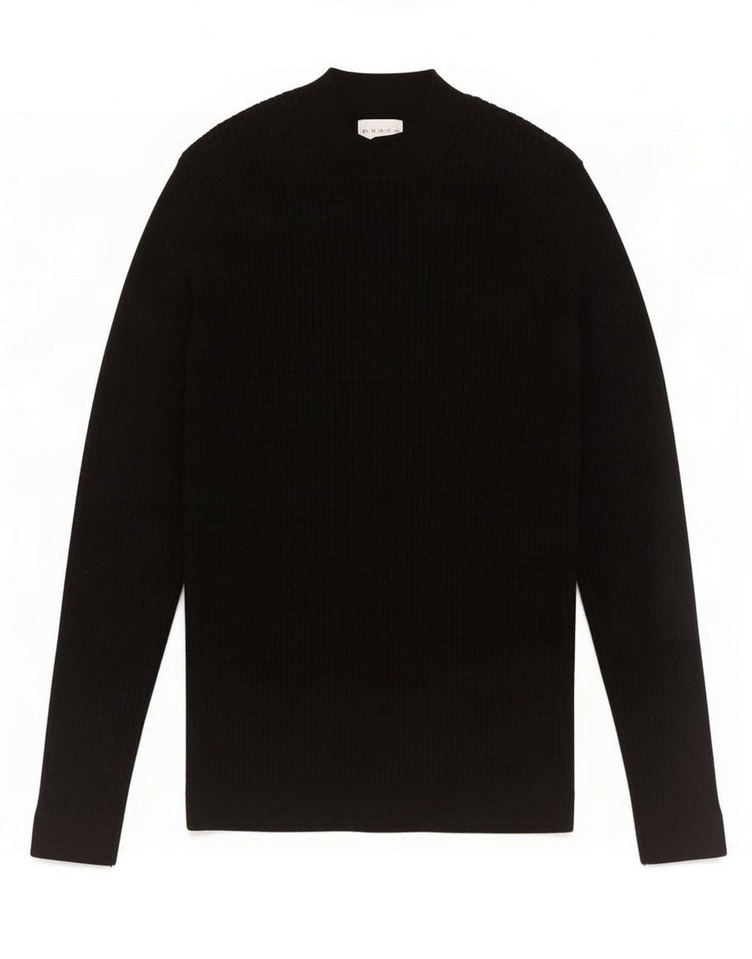 Zara Pull Col Roulé Homme Noir Moyen Viscose