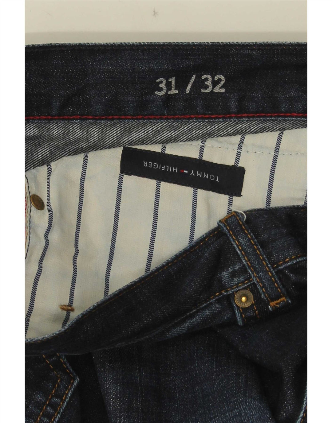 Tommy Hilfiger Jean Droit Homme W31 L29 Bleu Marine
